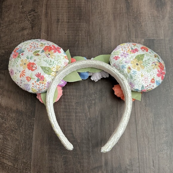 Disney Parks Epcot Flower & Garden Festival 2018 Minnie Ears Headband Floral - Picture 2 of 2
